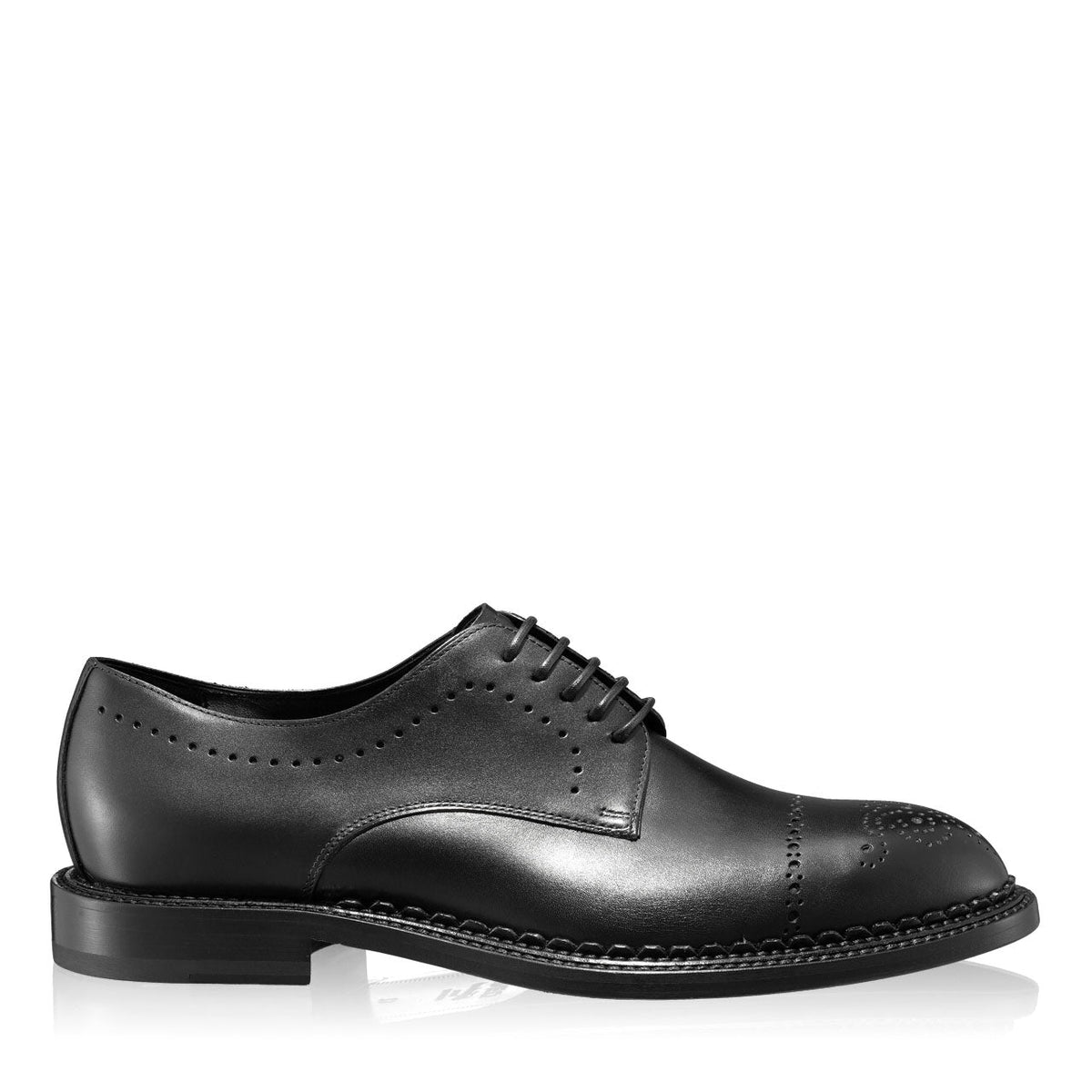 Pantofi Eleganti Barbati 7027 Vitello Negru